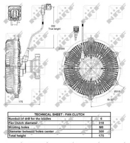 WILMINK GROUP wg1720862 -  Сцепление, вентилятор радиатора
